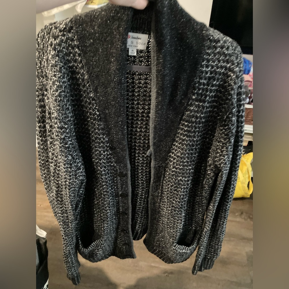 Barely Worn! Rag and Bone Thick Sweater Cardigan With Pockets and Buttons